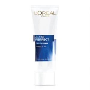 L'Oreal Paris Aura Perfect Milky Foam Facewash Cleansing + Brightening 50ml - Picture 1 of 4