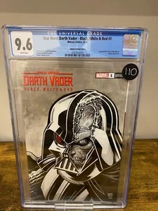STAR WARS DARTH VADER BLACK, WHITE & RED #1 2023 ADAMS VARIANT CGC 9.6 MARVEL - Picture 1 of 1