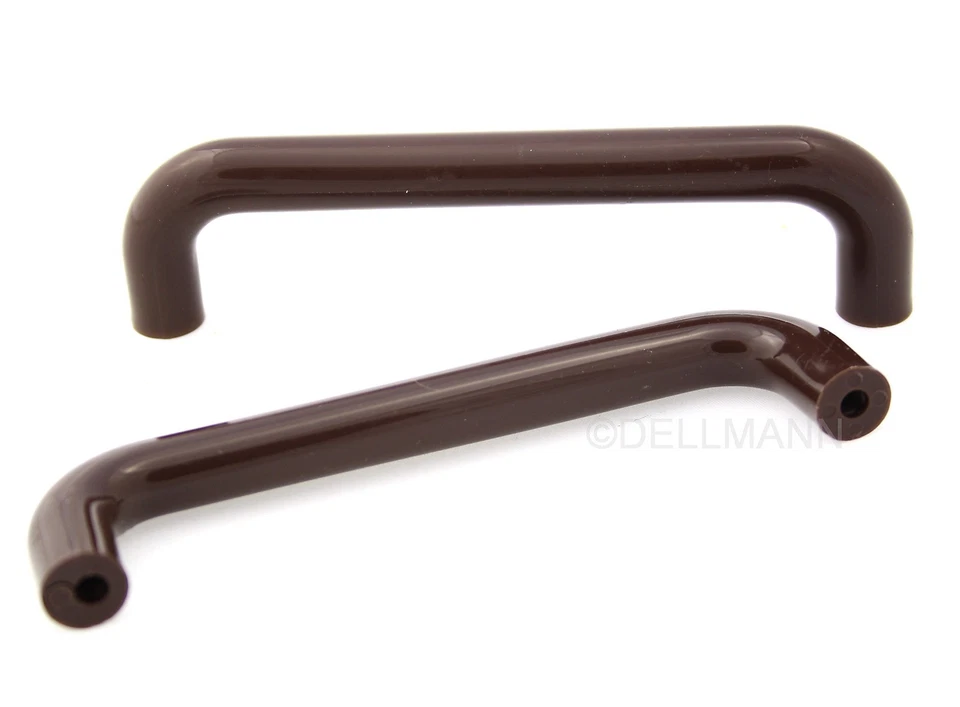 10 Möbelgriffe Kunststoff dunkelbraun BA 96 mm Bügelgriff Möbelgriff D=10 mm - Bild 1 von 1