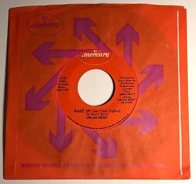 Uriah Heep / Wake Up  (Set Your Sights) & Come Away Melinda / 1970 45rpm / NM Foto 1 de 4