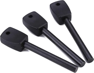 FOSTAR 3 PCS Tactical Ferro (Ferrocerium) Rods, Bushcraft Flint Fire Starter wit - Picture 1 of 5