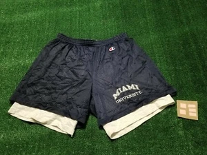 Pantalones cortos vintage de la Universidad de Miami L grandes de la NCAA - Imagen 1 de 7