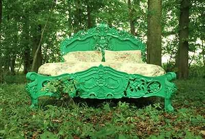 Made to Order  French style Rococo Bed  furniture .....  ( Any size Any Color ) - Picture 1 of 12