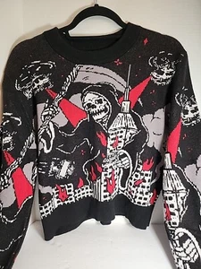 Suéter Cuello Redondo Lurking Class by Sketchy Tank Class Destroy Talla XL Damas - Imagen 1 de 8