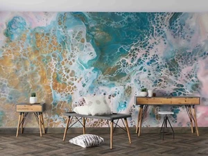 3D Marble Texture Watercolor Wallpaper Wall Murals Removable Wallpaper 40 - Picture 1 of 5