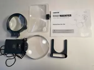 Carson brand Hobby Magnifier. Hands-free L.E.D. magnifier set. new in opened bag - Picture 1 of 5