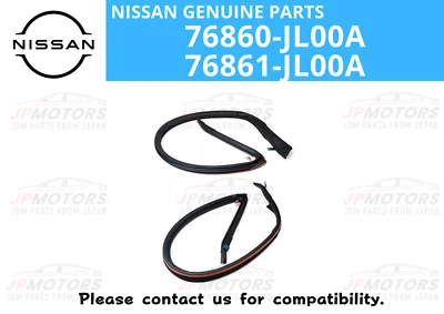 NISSAN Genuine INFINITI G37 Q60 Body Side Weatherstrip LR Set 76860 76861-JL00A - Image 1 of 4