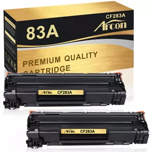 2x Toner CF283A für HP 83A LaserJet Pro MFP M125nw M125rnw M126a M128fp M127 fw - Bild 1 von 9