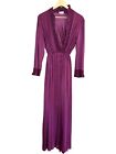 Vintage JCPenney  Robe Gown Medium Large Silky Long Maxi Romantic Sexy 60’s 70’s