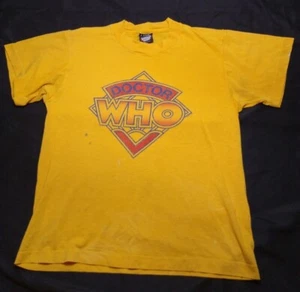 Vintage Doctor Who T-Shirt 1983 Sci Fi Film Promo EINZELNAHT Small T-Shirt Shirt - Bild 1 von 12