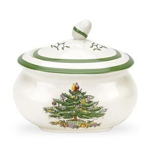 Spode Weihnachtsbaum Zuckerdose 0,45ltr - Bild 1 von 1