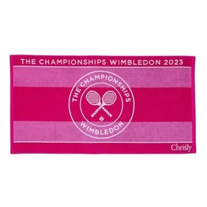 Spaces Wimbledon 100% Cotton Bath Towel-Fuchsia/Rose 2023 - Picture 1 of 4