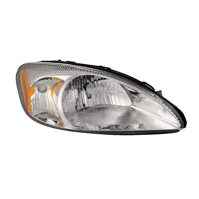 Headlight Ford Taurus 00-07 Halogen Right Passenger Chrome Housing Headlamp - Image 1 of 4