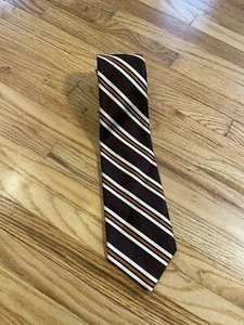 Vintage Christian Dior Krawatte Herren braun Hemd Krawatte 90er alle Seide USA Designer - Bild 1 von 5