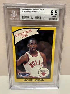 Michael Jordan #8 1990 línea inicial Kenner BGS 8,5 (9,8,5,8,9) - Imagen 1 de 2