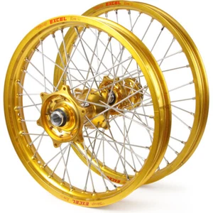 Talon/Excel Takasago Honda XR400R 96-06 21"/18" Gold/Gold Wheel Set - Picture 1 of 5