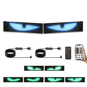 Augenlicht Bluetooth Dynamisch LED Flexibler Werbebildschirm für Autos/Van Dekor - Bild 1 von 6