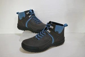 HOTTER ALPINE GTX DK.GRAU+BLAU NUBUKLEDER WASSERDICHT WANDERSTIEFEL UK 6,5 STD - Bild 1 von 15