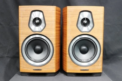 Sonus faber SONETTO II Sistema de Altavoces Estante para Libros Pari Set Probado Japón Foto 1 de 4