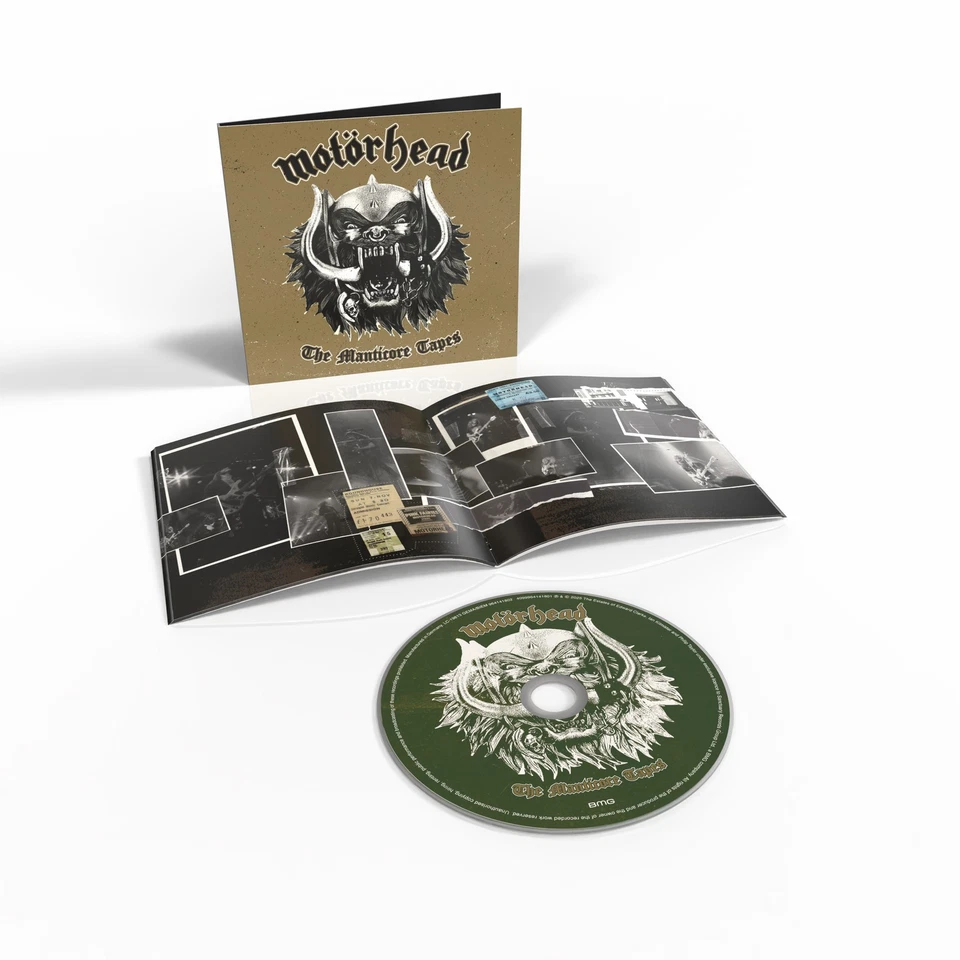 Motorhead Manticore Tapes CD Europa BMG 2025 In Tri-Fold Hülle 964141802