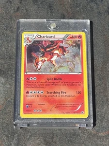 Charizard Pokemon 2013 BW Legendary Treasures COSMOS Holo 19/113 - SWIRL - Picture 1 of 4