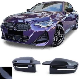 Spiegelkappen Sport Schwarz Glanz zum Austausch passend für BMW 2er G42 ab 21 - Bild 1 von 8