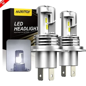 AUXITO H4 9003 LED Headlight Kit High Low Beam 6000K White Light Bulbs 24000LM - Picture 1 of 11