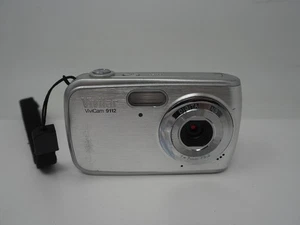 Vivitar ViviCam 9112 9.1MP Digital Camera - Silver Tested Works - Picture 1 of 6