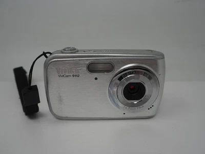 Vivitar ViviCam 9112 9.1MP Digital Camera - Silver Tested Works - Image 1 of 4
