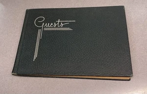 Vintage Used House Guest Visitor Book Ledger ~ 1947 -1964 ~ St. Charles MO - Picture 1 of 12