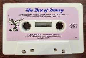 Vintage Best of Disney Cassette Tape SA 007 - inklusive Once Upon a Dream - Bild 1 von 2
