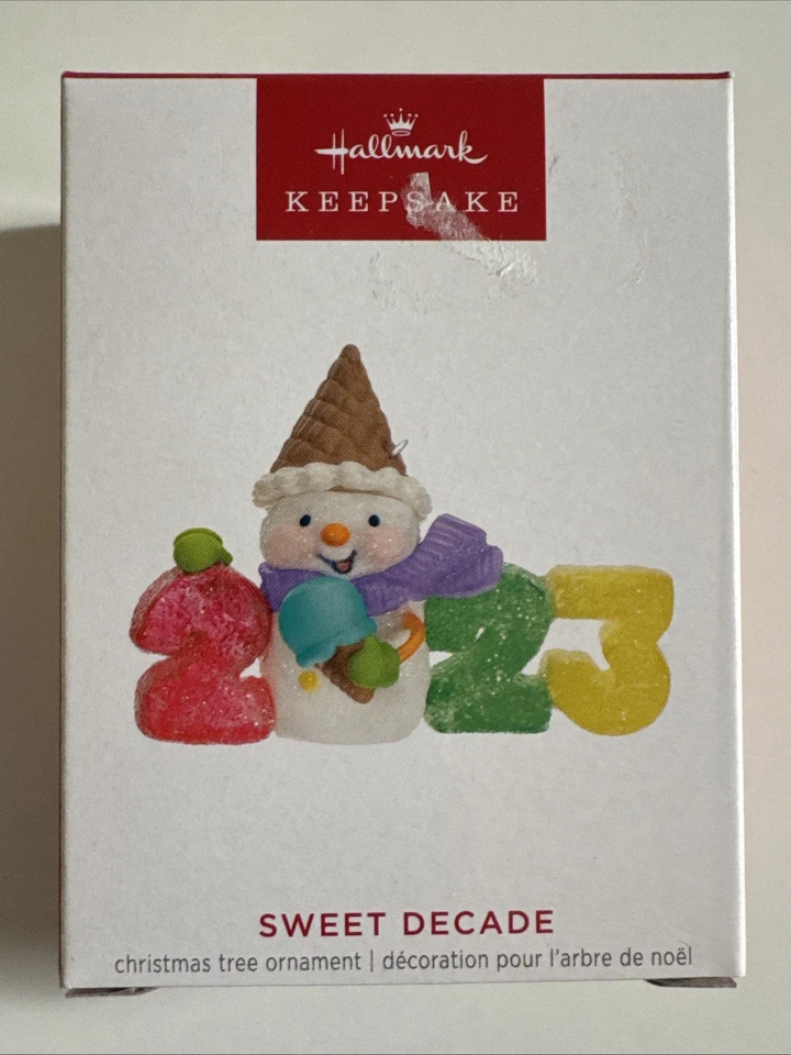 Hallmark 2023 Keepsake Ornament - SWEET DECADE - 4th In The Series