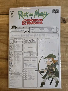 Rick and Morty Vs. Dungeons & Dragons #2 Cover B (IDW Issue 2) Adult Swim - Picture 1 of 3