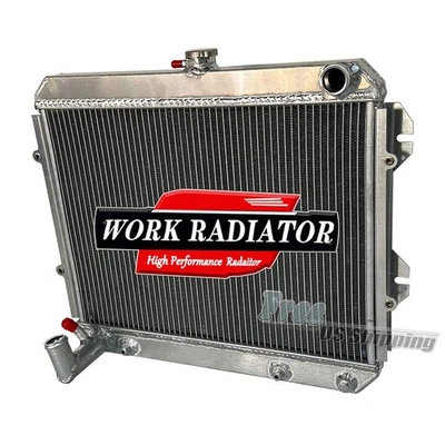 Radiador completo de aluminio para camioneta Toyota 1980 1981 1982 1983 2,2 L 2,4 L CU687 AT Foto 1 de 4