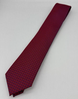 Lands End For American Airlines Red/Blue Check Classic Neck Tie NWOT - Image 1 of 3