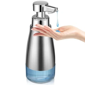 Automatic Soap Dispenser Touchless Stainless Steel Auto Liquid Hand Dish Soap... - Picture 1 of 8