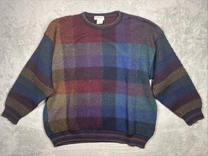 Vintage Norm Thompson Geometric Pattern Pullover Sweater Size XXL - Picture 1 of 8