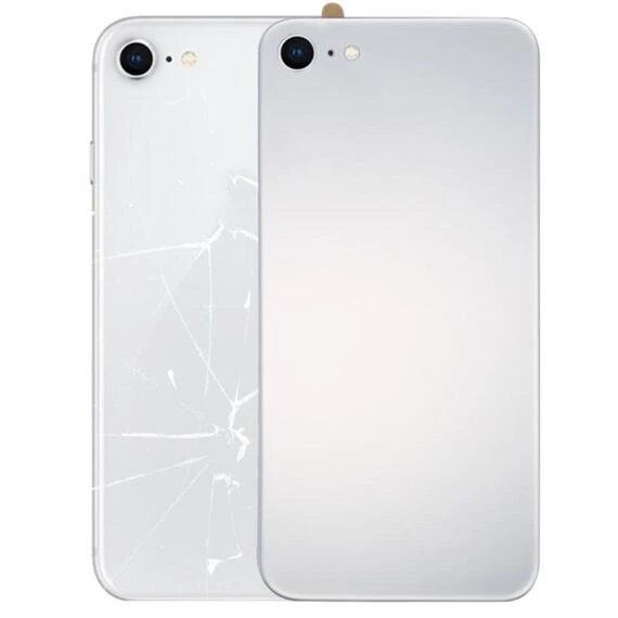 Cover posteriore vetro specchio argento per iPhone 8 - Immagine 1 di 1