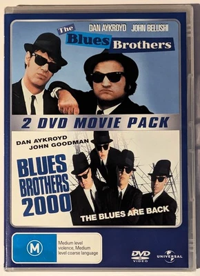 The Blues Brothers / Blues Brothers 2000 (DVD, 1980) Region 4 **NEW/SEALED** - image 1 of 2
