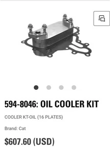 CAT 594-8046 Oil Cooler Kit - Picture 1 of 4