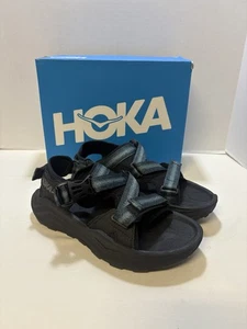 HOKA ONE ONE sandali da trekking donna neri Infini Hike Tc scarpe 1162590 taglia 7 B - Foto 1 di 10
