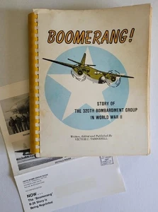 BOOMERANG! Story of the 320th Bombardment Group in WW II TANNEHILL First Edition - Picture 1 of 17