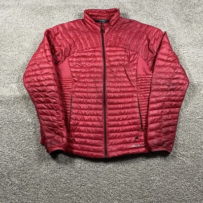 Eddie Bauer Ascent STORMDOWN 800 Puffer Womens Large Red Goose Down Jacket - Image 1 of 4