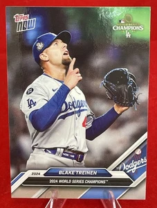 Blake Treinen 2024 Topps Now MLB World Series Champions #WS-11 LA DODGERS SP - Picture 1 of 3
