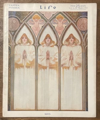 Life Magazine - March 6, 1913 - “Easter Number” Complete w/Lowell Cover - Image 1 of 4