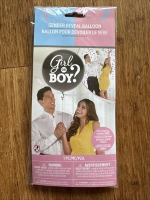 Baby пола раскрыть поп конфетти воздушный шар, мальчик или девочка, что это будет девочка показать - Изображение 1 из 2