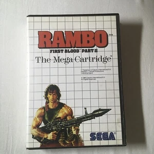 Rambo: First Blood Part II (Sega Master System, 1986) komplett in Box - Bild 1 von 8