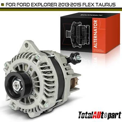 Alternador para Ford Explorer Flex Taurus Lincoln MKS 200A 12V CW polea de 6 ranuras Foto 1 de 4