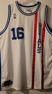 Camiseta deportiva de colección NBA Reebok HWC Sacramento Kings Peja Stojakovic Royals para hombre 3xl 60 Foto 1 de 4