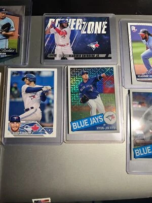 VLADIMIR GUERRERO JR. 2022 STADIUM CLUB POWER ZONE & Joseph Woll SP Plus Lot - Image 1 of 4